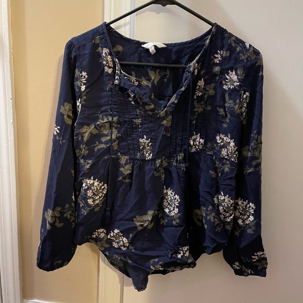 Lucky brand long sleeve blouse
